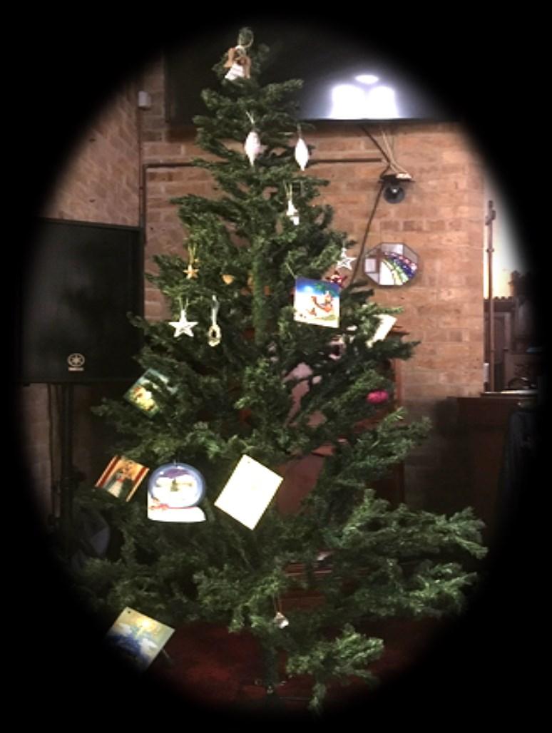Tuesday s Blue Christmas service was well supported by the community Rev Judy explained that the empty chair represented those who wouldn t be home for Christmas.
