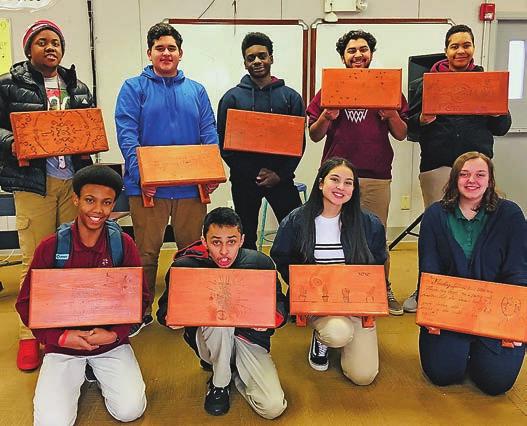 SOUTHERN NEW ENGLAND CONFERENCE Greater Boston Academy Students Following in Jesus Steps Greater Boston Academy art students had the opportunity to learn Jesus craft the art of woodworking.