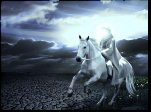 Revelation 19:11 Now I saw heaven opened, and behold, a white horse.