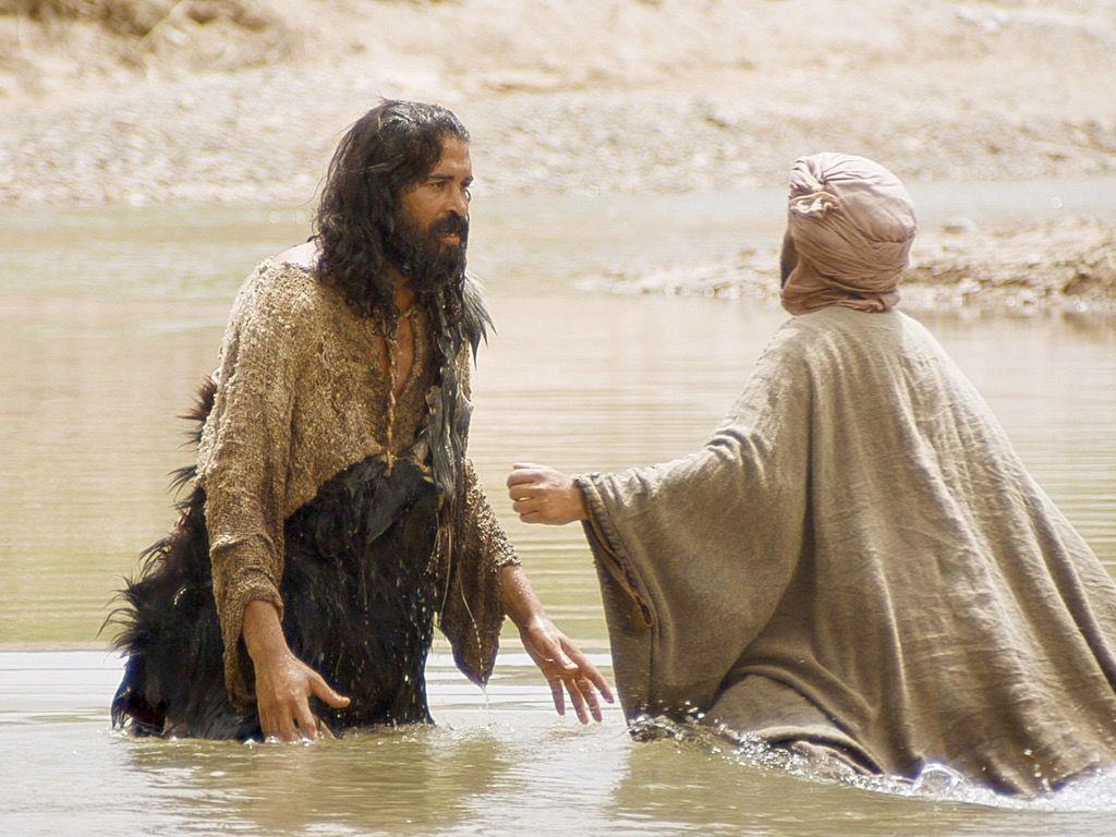 Jesus encounters John