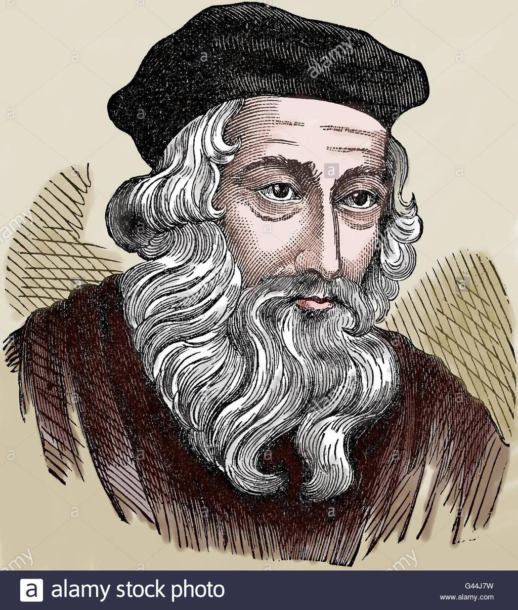 The Reforma3on John Wycliffe ~1325-1384 During the distrac2ons of the Babylonian Cap2vity of the Church, an English Scholas2c theologian/ professor at Oxford seminary arose.