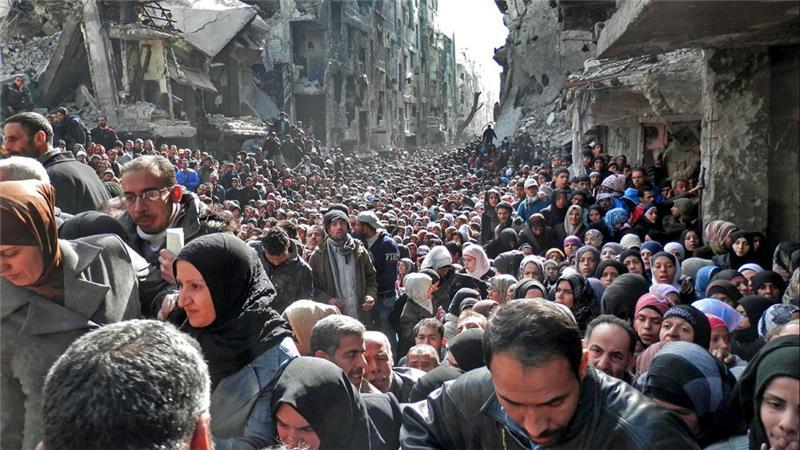 Middle East Timeline Yarmouk, Palestinian refugee camp in Syria, 2014;