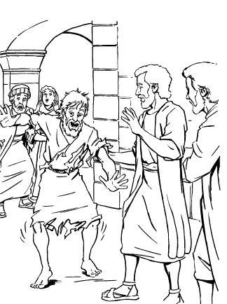 The Bible Times Herald A Special Report on A LAME MAN WALKS Peter and John went to the temple to pray. When a crippled man saw Peter and John were about to enter, he asked them for money.