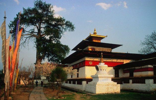 A short drive from Paro is Kyichu Lhakhang, one of Bhutan's oldest and most beautiful temples.