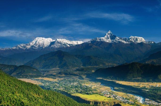 200 kms from Kathmandu Pokhara enjoys a mild climate, clean air, reflection of snow capped mountains on the sheltered lake.