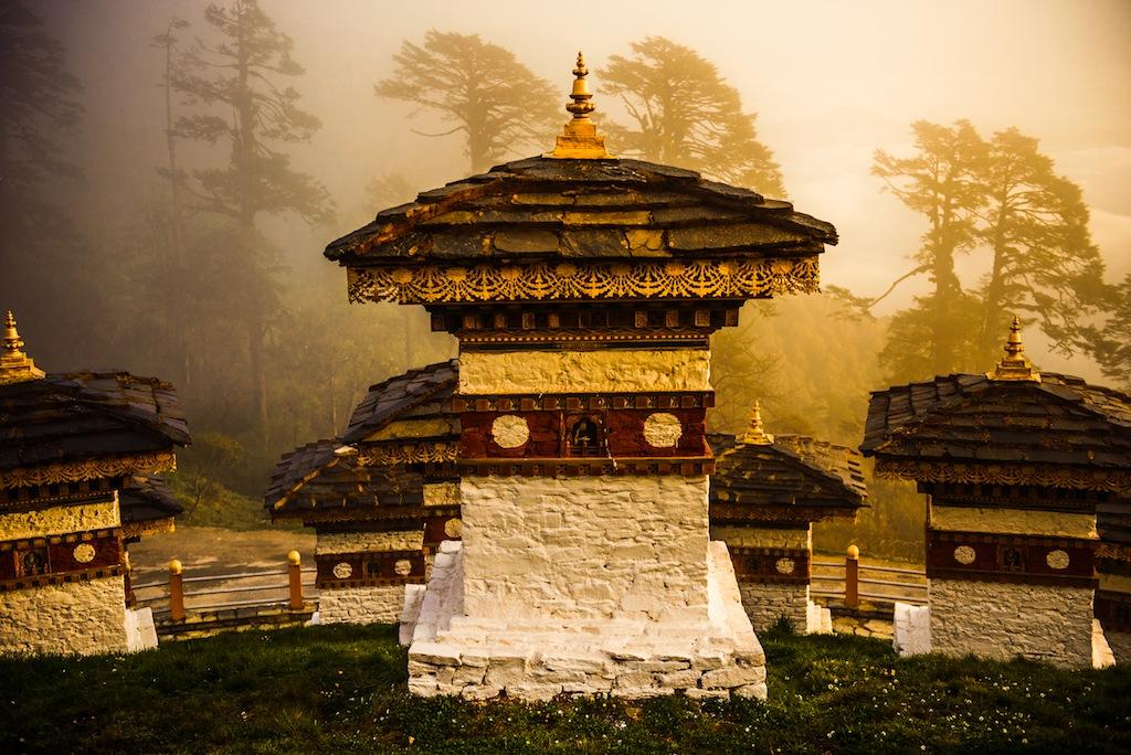 (Druk Wangyal Chortens, Dochula Pass) Sacred spaces - Kingdom in the Clouds A spiritual & cultural journey to Western Bhutan 10 nights Trip Highlights Haa Valley: Haa is the smallest Dzongkhag