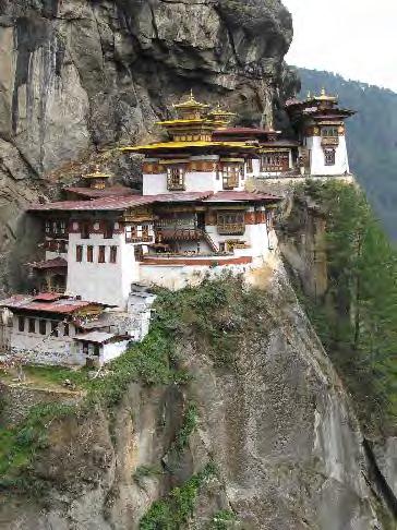 Day 13 Saturday 27 April Hike to Taktsang On your second last day in Bhutan, our piece de resistance is a walk up to Tigers Nest Monastery a immersion of the senses you will never forget!