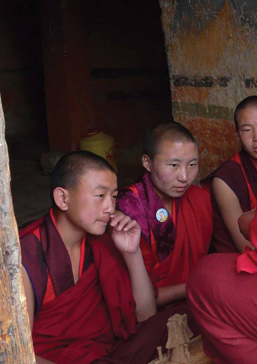 The monks and nuns of Bhutan don t try to grasp the divine reality with their minds, but they do experience the divine reality.