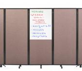 Our Red Sea wall The Wizard Wall Whiteboard is perfect for temporary notes or impromptu meetings, the sheets affix easily to our room dividers with static electricity