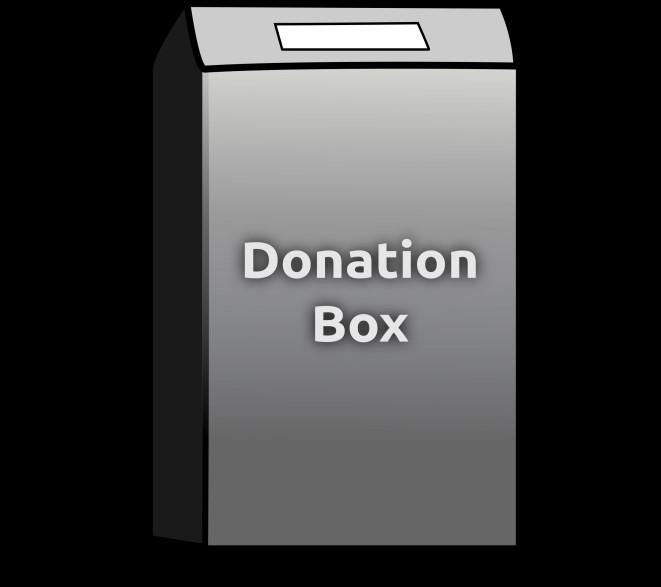 You can donate using the breadbox envelope in your packet or use the envelope in the pew rack and place it in any offering plate during the month of April.