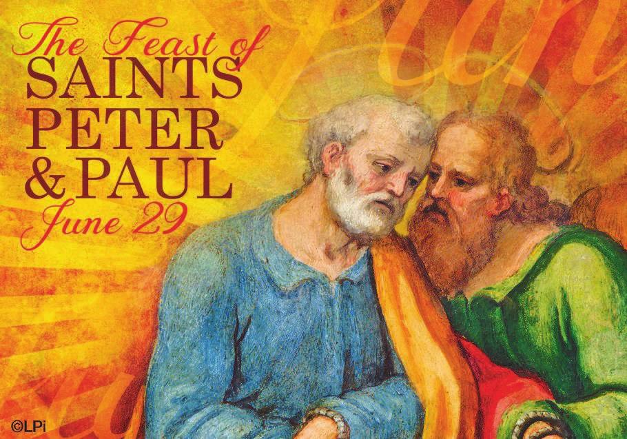 org/ nationalcollections, and click on the How to Give link on the left. Patronal Feast Day Friday, June 29 This Week at St. Peter Monday June 25 8:15 a.m.
