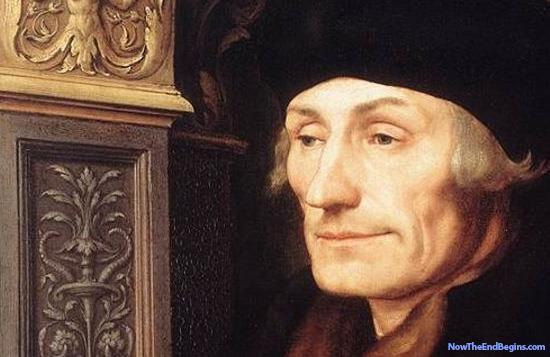Desiderius Erasmus was one of the those that rejected pilgrimages, vows to saints, and said the focus should be on an informed reading of the Bible.
