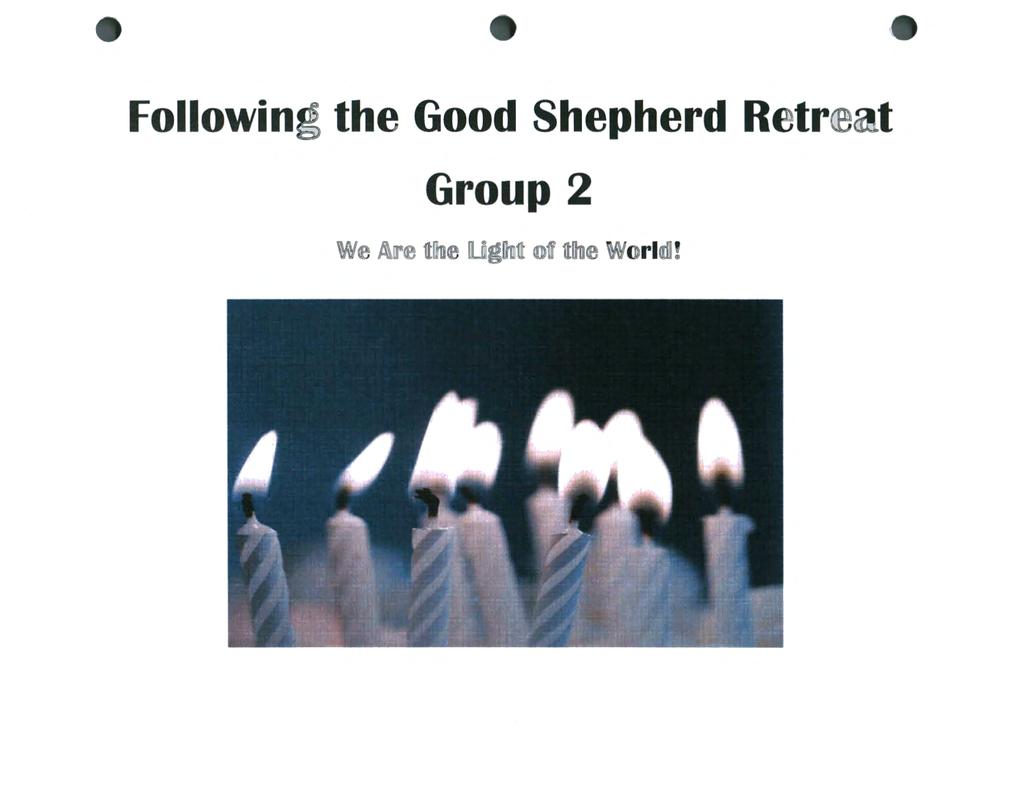 Following the Good Shepherd Retreat