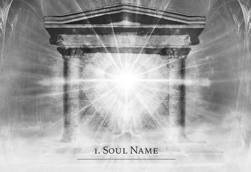1. Soul Name Unlock the Mysteries of Your Soul You are or about to receive the name of your soul.