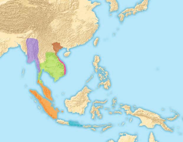 SOUTHEAST ASIA, 1200 110 E 120 E 130 E 140 E INDIA 20 N 10 N Irrawaddy R. PAGAN Pagan Andaman Sea Salween R. Red Mekong R. Chao Phraya R. CHAMPA Ayutthaya Angkor ANGKOR Gulf of Thailand DAI VIET R.