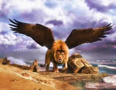 Daniel 7:4 The first was like a lion and had the wings of an eagle.