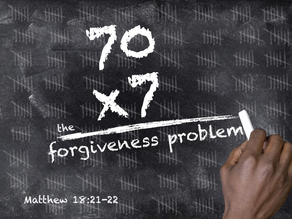 70 X 7: the forgiveness problem Question & Answer Sunday July 2, 2017 Questions with Corresponding Page Numbers 1. If someone is unwilling to forgive a person is it a sin? (page 3) 2.