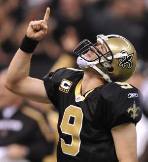 And when he thought it might change the outcome of the game, this supersticious Who-Dat took off his
