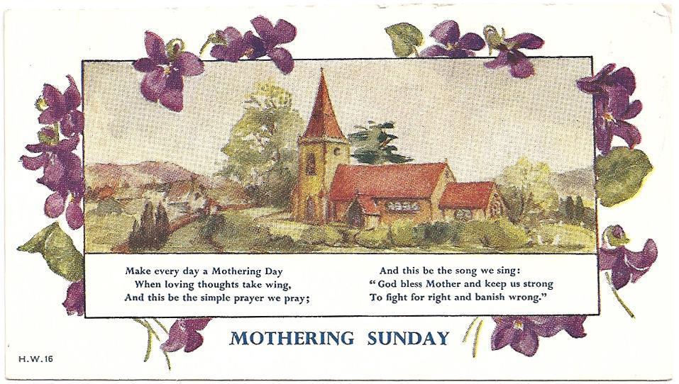 Don't forget that Mothering Sunday is March 11th.
