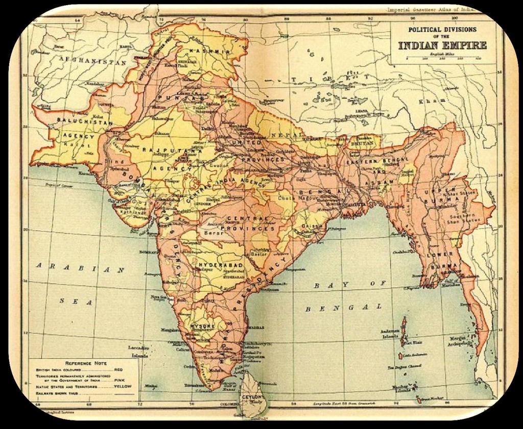 British Indian Empire 1909