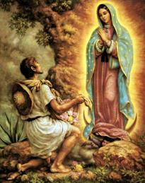Appears to St. Juan Diego at Tepeyac, México Appears to St.