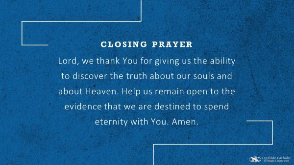 SLIDE 49 CLOSING PRAYER: Lord, we thank You for