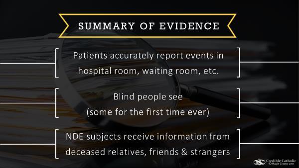 SLIDE 29: And finally, about a third of the NDE patients report meeting deceased relatives, acquaintances, and even