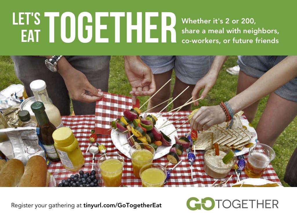 LETS EAT TOGETHER : Every year, from Memorial Day through Labor Day the congregations of the GO TOGETHER churches here in Gurnee host BBQ's, picnics and parties in their neighborhoods.
