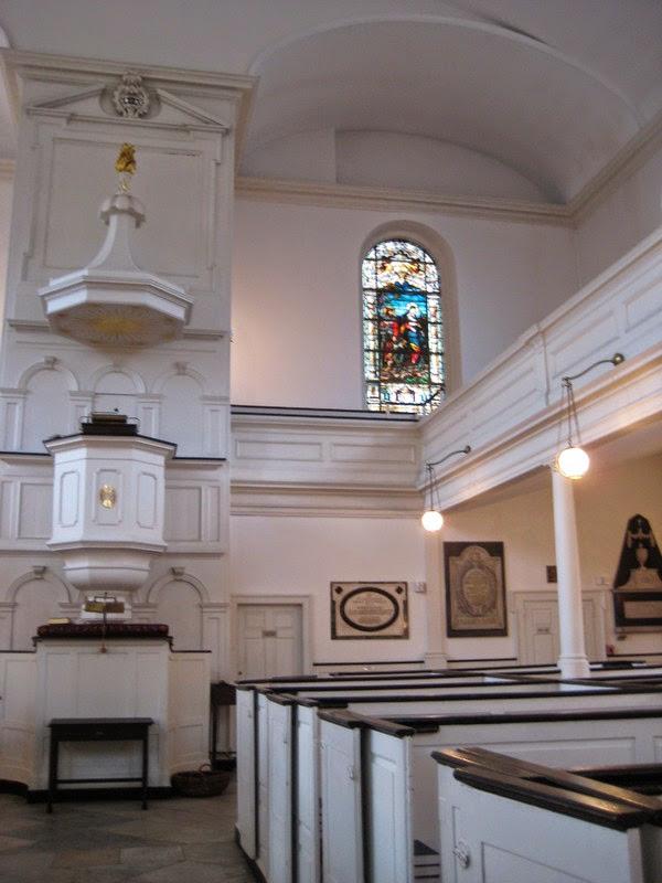 St. Peter's Episcopal Church in Philadelphia, Pennsylvania was established in 1758 as an offshoot of nearby Christ Church; it became an independent entity in 1832. St.