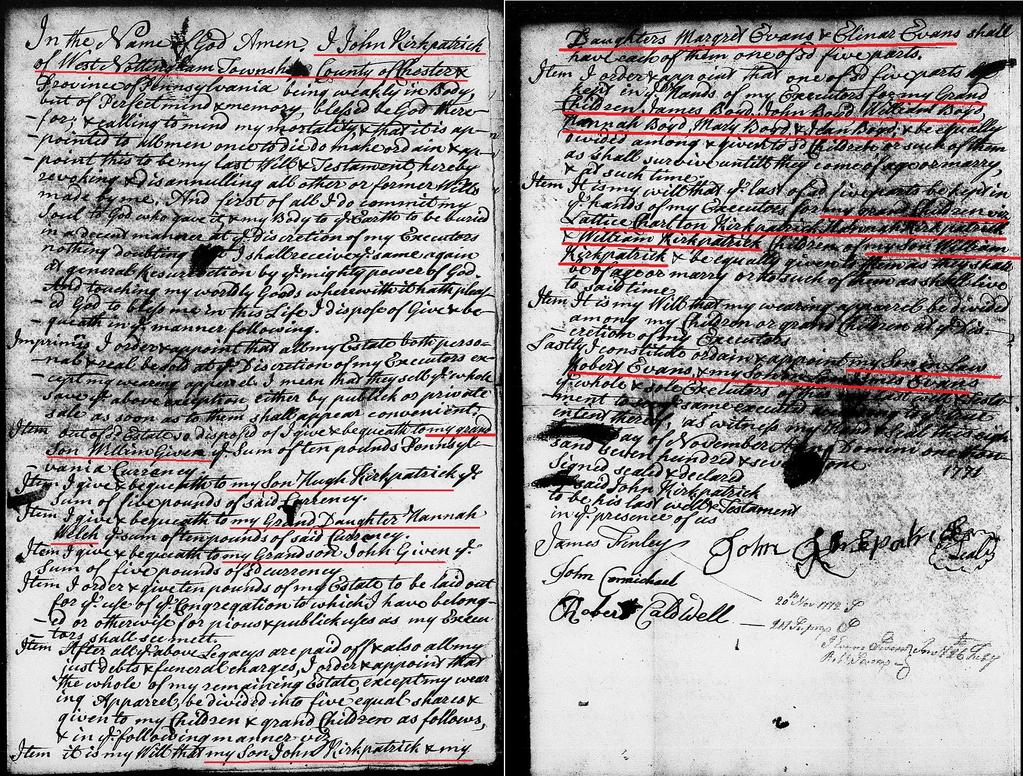 18. 1771 & Nov. 20, 1772.