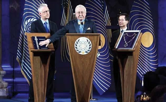 CREATING A SPACE NATION On 12 October 2016, at a press conference in Paris, Igor Ashurbeyli, a distinguished aerospace scientist, visionary and philanthropist, announced the creation of Asgardia, the