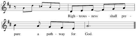 9am only: Psalm 85:1-2, 8-13 Setting: Mark Sedio The cantor first sings the refrain and the assembly repeats. The cantor and assembly sing alternate verses.
