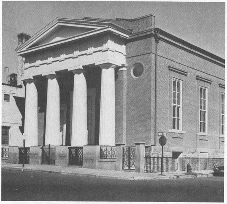 19th Century American Synagogues Baltimore's Lloyd Street Synagogue, built in 1845 in the Greek Revival style, is now a