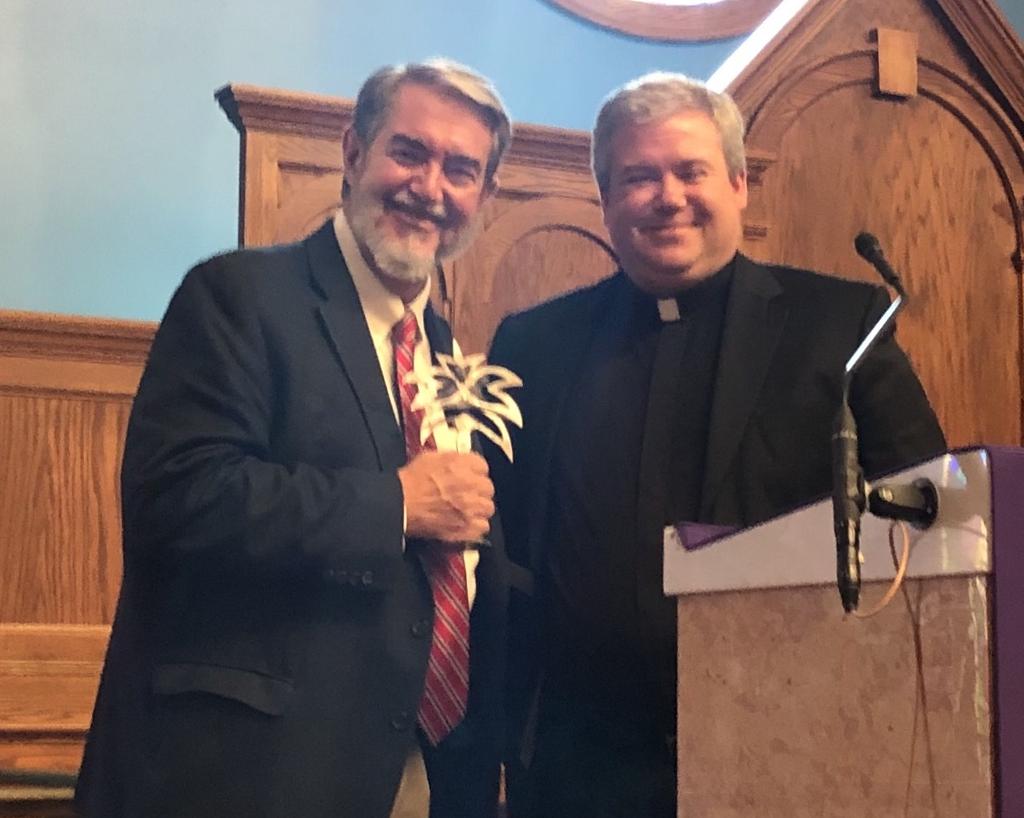 In this way of life, Our Lady of Grace Parish looks to Mary of Nazareth as its model and patron. Thank you, Doctor Hahn, for visiting Team Grace! The Most Rev. Robert E.