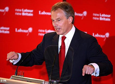 Figure 10 Tony Blair during