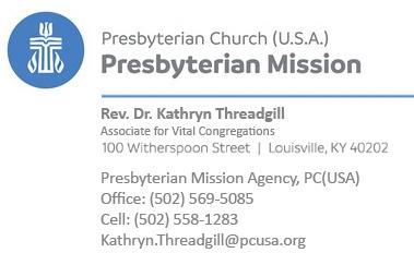 Vital Congregations Main Page: https://www.presbyterianmission.
