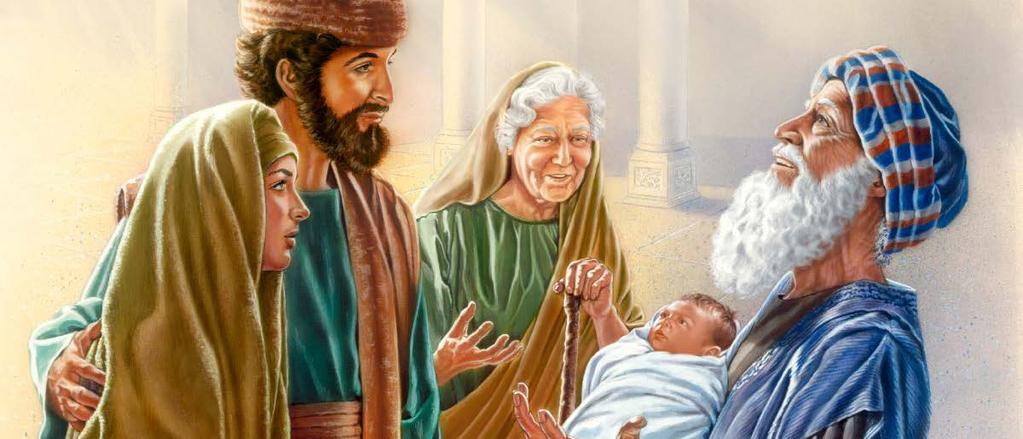 In the Gospel about the Presentation, Joseph and Mary bring the Child Jesus to the temple in order to fulfill the requirement of the law.