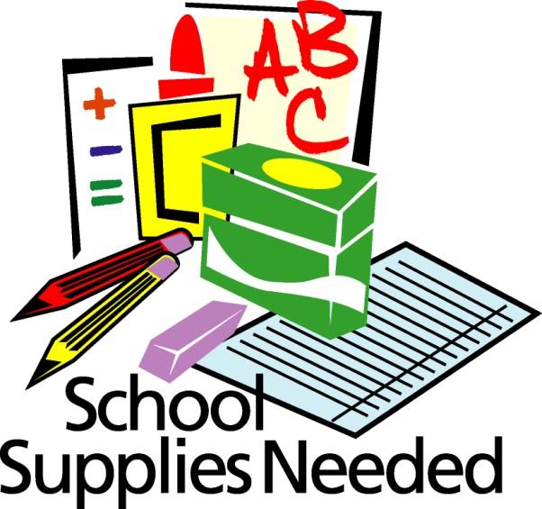 Page 8 CLUB SANDWICH LIST OF SCHOOL SUPPLIES Items most needed: Magic Markers pencils spiral notebooks (wide-rule only) 2" three ring binders pencil sharpeners (w/container to catch shavings) pocket
