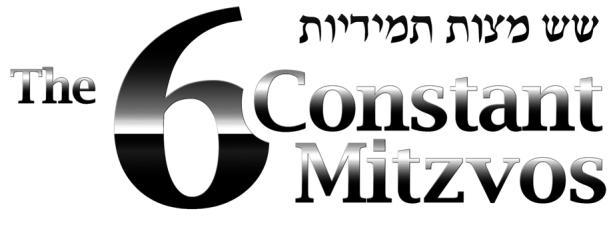 The Six Constant Mitzvos: Mitzvah #6 Lo Sasuru Rabbi Yitzchak Berkowitz We ve gotten through five out of the six mitzvos., and teach us not to believe in any other powers.