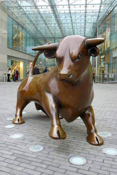 The bronze bull at the Bull Ring weighs 5 tonnes!