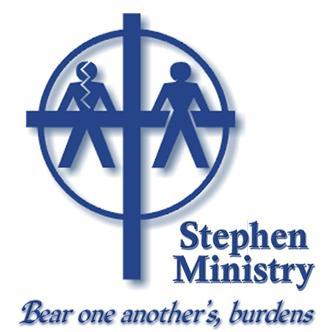 Stephen Ministers The symbol for Stephen Ministry is a cross and circle along with a broken person and a whole person.