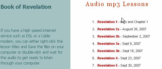 See church website for audio of these lessons We will cover tonight the key sections of the book and some things to understand as you