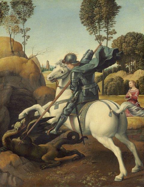Raphael, St. George and the Dragon, c. 1506 Ashley Makar: What do you think is the role of images and/or objects in the lives of an individual or community engaged in spiritual practice?