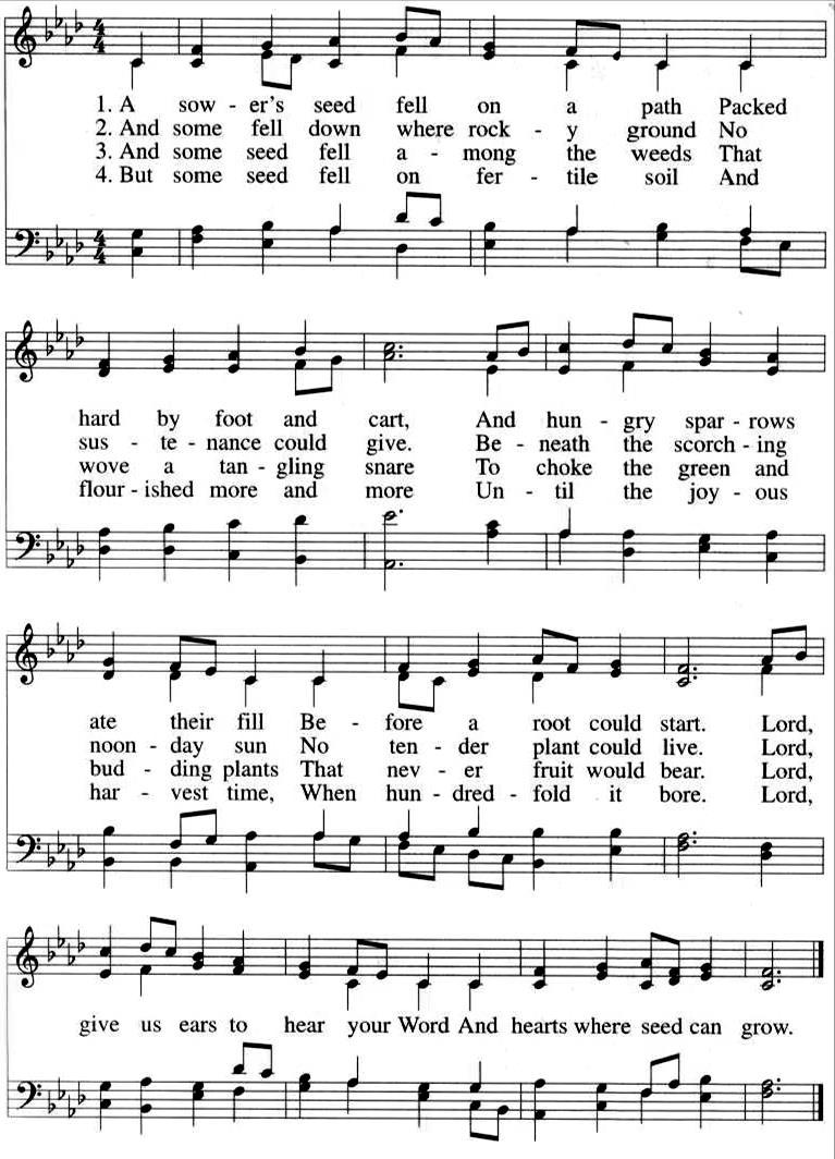 Children s Message Hymn of the Day A