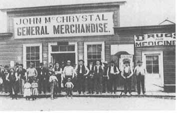 TINTIC AND IUAB ENTER THE TWENTIETH CENTURY 139 lohn McCrystal's General Merchandise provided goods for miners from the Gemini, ca. 1890s.