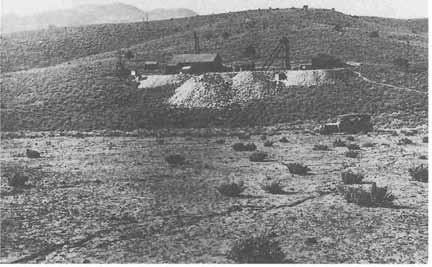170 HISTORY OF IUAB COUNTY The Ruby Shaft surface plant near Silver City. (Tintic Historical Society) adequate for a team of horses and a wagon.