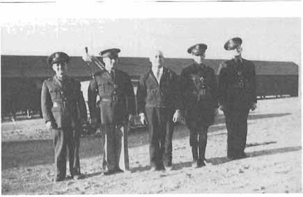 JUAB COUNTY IN THE WORLD WAR II ERA 229 Officers of the lericho CCC camp, 1935. The Jericho CCC Camp left the county in May and the Callao Camp in August 1941.