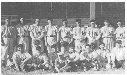 IUAB COUNTY IN THE WORLD WAR II ERA 241 Nephi baseball club pose for a team picture, 1940s. (Waldon Reed) On 25 September 1948 the Nephi Airport was dedicated.