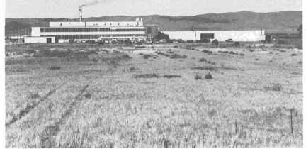 256 HISTORY OF JUAB COUNTY New industries brought some life to Nephi, including this rubber plant located just north in the city, 1997. (Wayne Christiansen) payroll reached a peak of about 135 people.