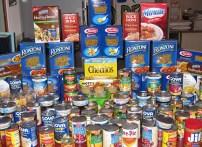 Canned Fish Boxed Cereal Sugar Flour Salt Black Pepper Toilet Tissue Shampoo Toothpaste Deodorant Soap Please drop UNEXPIRED items in the box in the Narthex on Sunday February 3,